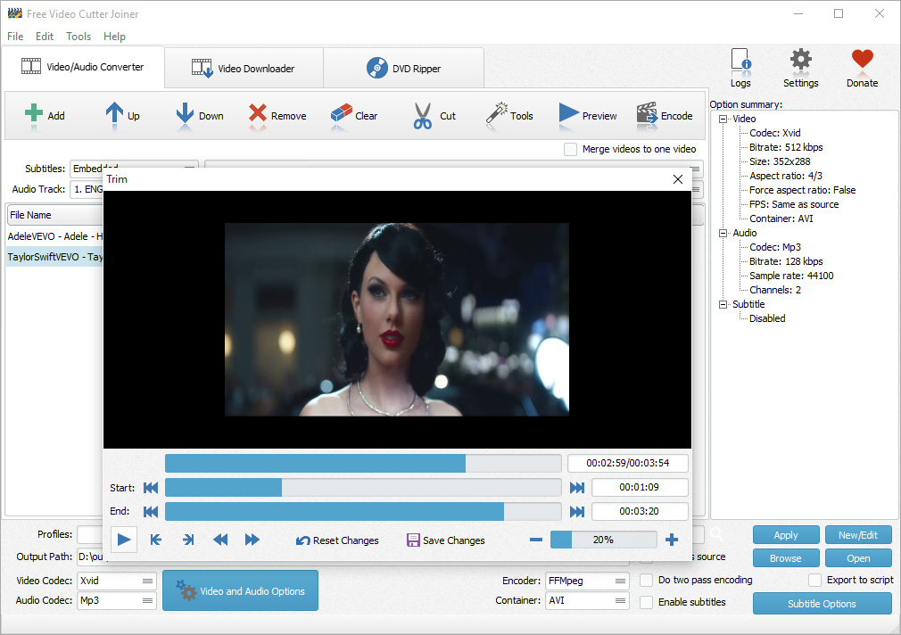 Free Video Cutter Joiner 5.7.2 full